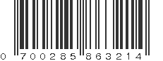 UPC 700285863214