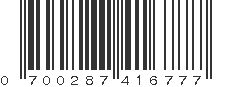 UPC 700287416777