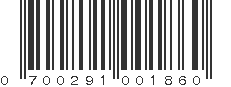 UPC 700291001860