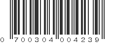 UPC 700304004239