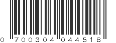 UPC 700304044518