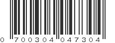 UPC 700304047304