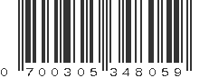 UPC 700305348059