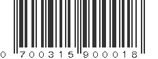 UPC 700315900018