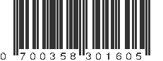 UPC 700358301605