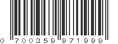 UPC 700359971999