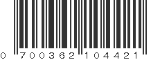 UPC 700362104421