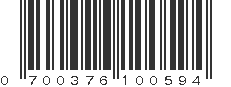 UPC 700376100594