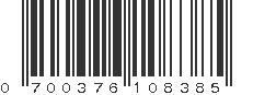 UPC 700376108385