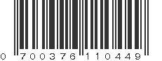 UPC 700376110449