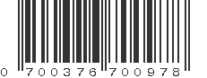 UPC 700376700978