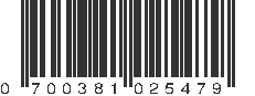 UPC 700381025479