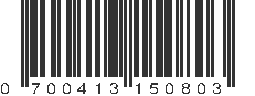 UPC 700413150803