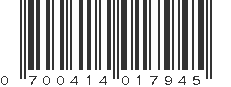 UPC 700414017945