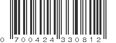 UPC 700424330812