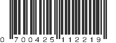 UPC 700425112219