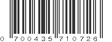 UPC 700435710726