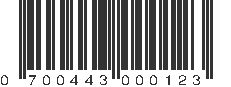 UPC 700443000123