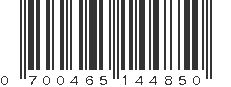 UPC 700465144850