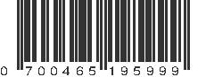 UPC 700465195999