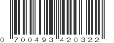 UPC 700493420322