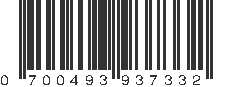 UPC 700493937332