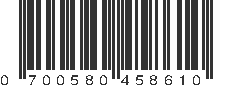 UPC 700580458610