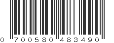 UPC 700580483490