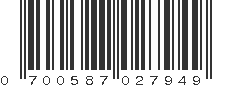 UPC 700587027949