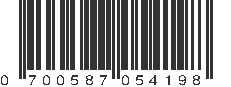 UPC 700587054198