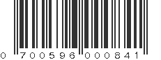 UPC 700596000841