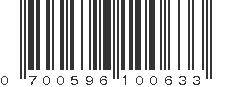 UPC 700596100633