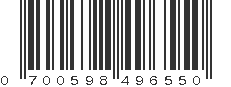 UPC 700598496550