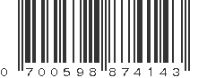 UPC 700598874143