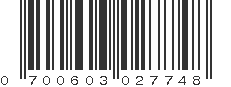 UPC 700603027748