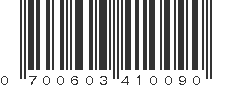 UPC 700603410090