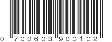 UPC 700603900102