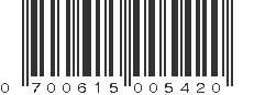 UPC 700615005420