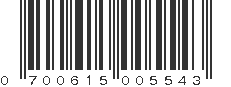 UPC 700615005543