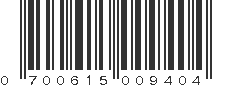 UPC 700615009404