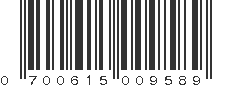 UPC 700615009589