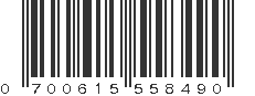 UPC 700615558490