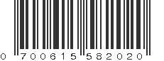 UPC 700615582020