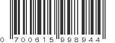 UPC 700615998944