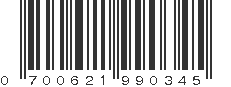 UPC 700621990345