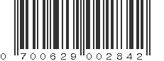 UPC 700629002842