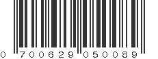 UPC 700629050089