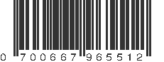 UPC 700667965512