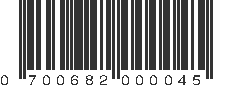 UPC 700682000045