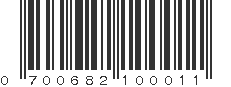 UPC 700682100011